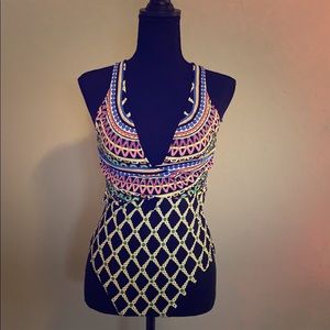 Trina Turk one piece bathing suit